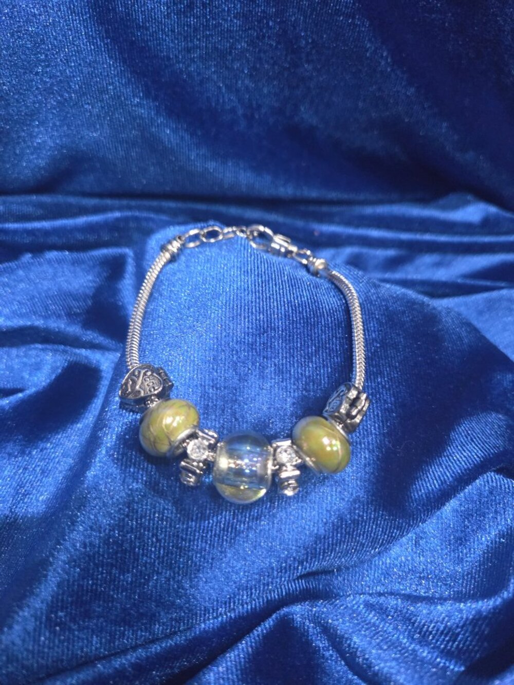 Snake Chain Bead Bracelet